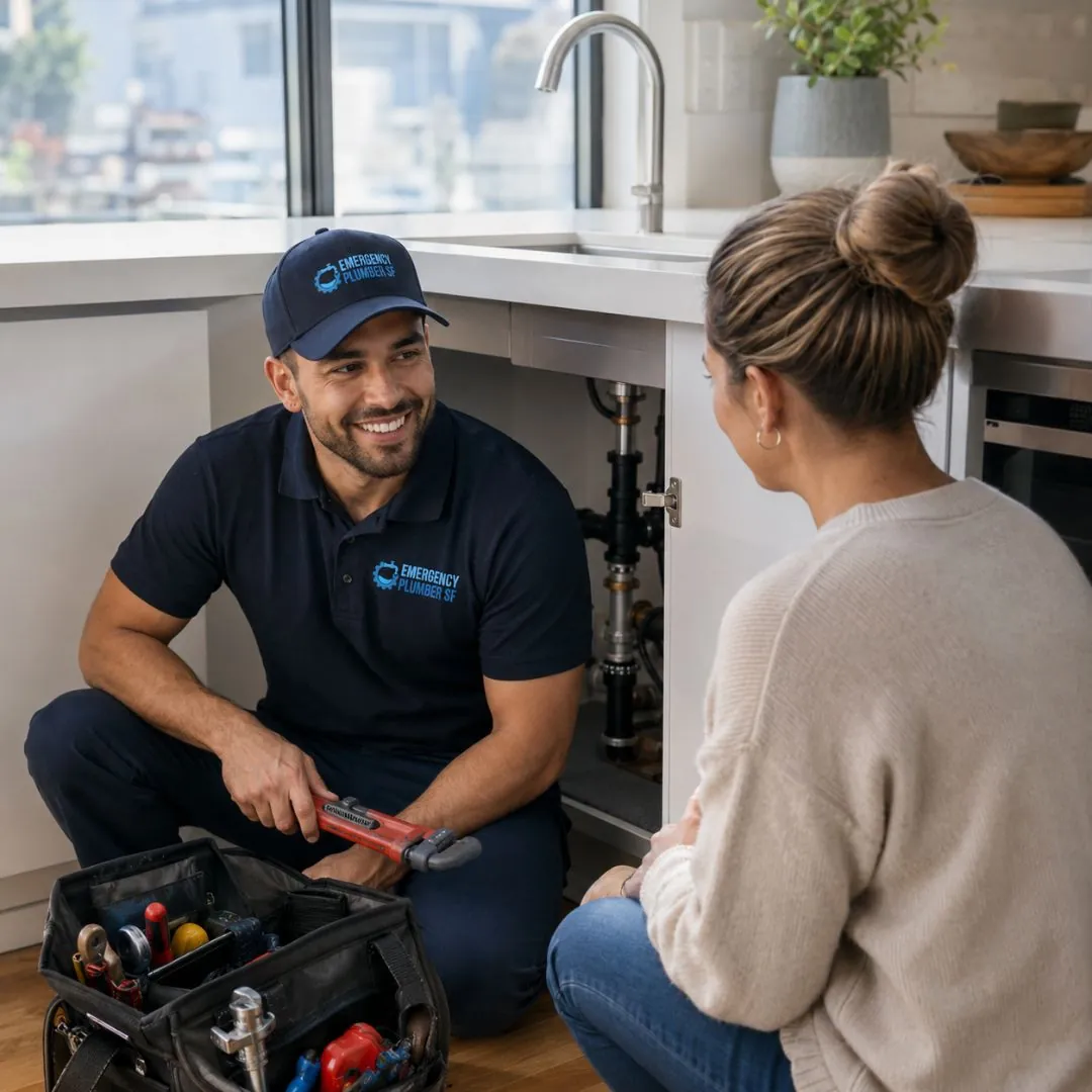 Emergency Plumber SF technician responding to an urgent plumbing call in San Francisco